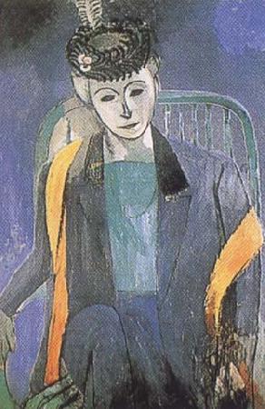 Henri Matisse Portrait of Madame Matisse (mk35)